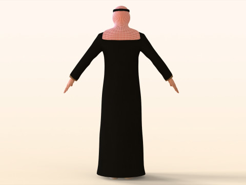 Emirati Man 3D Model