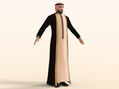 Emirati Man 3D Model