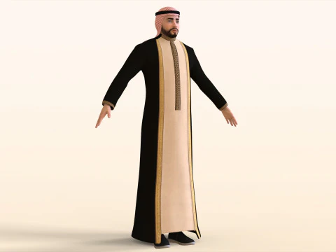 Emirati Man 3D Model