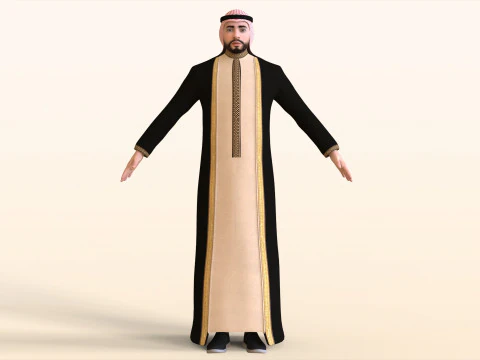 Emirati Man 3D Model
