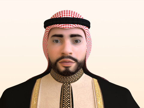 Emirati Man 3D Model