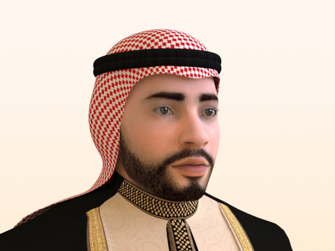 Emirati Man 3D Model