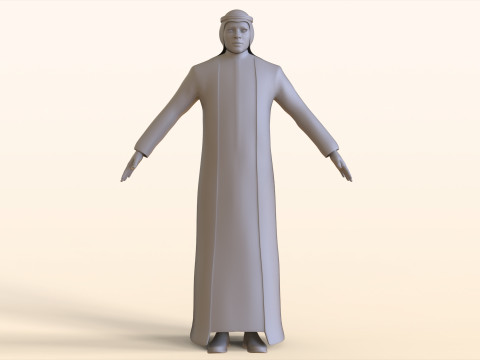Emirati Man 3D Model