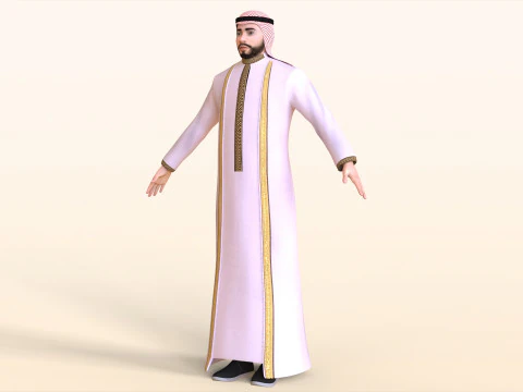 Emirati Man 3D Model
