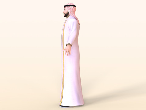 Emirati Man Modello 3D