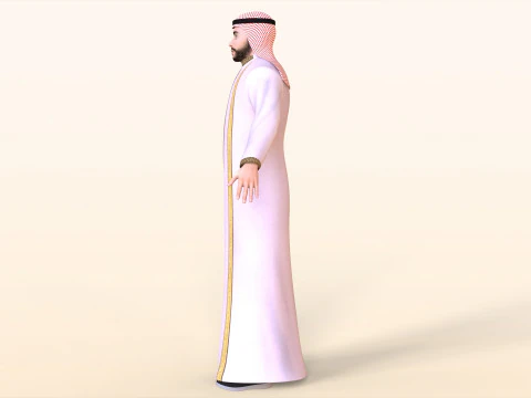 Emirati Man 3D Model