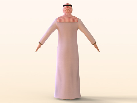 Emirati Man Modello 3D