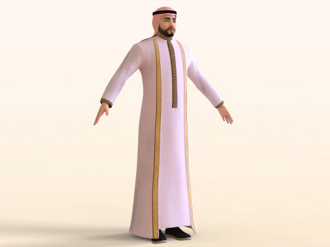 Emirati Man 3D Model