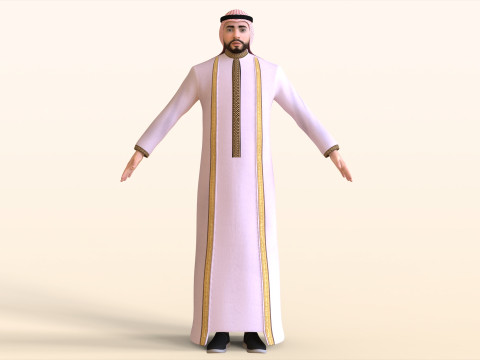 Emirati Man Modello 3D