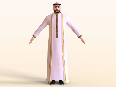 Emirati Man 3D Model
