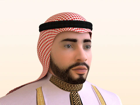 Emirati Man 3D Model