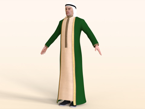 Middle East Man 3D 模型