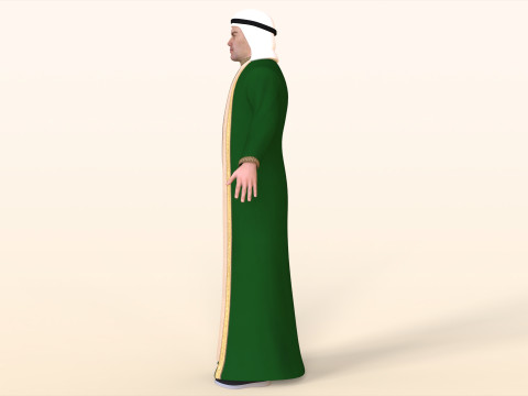 Middle East Man 3D 模型