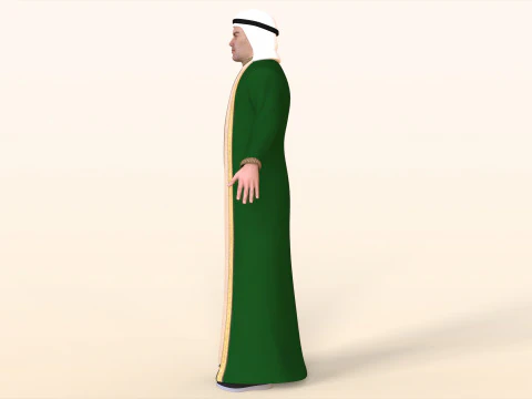 Middle East Man 3D Model