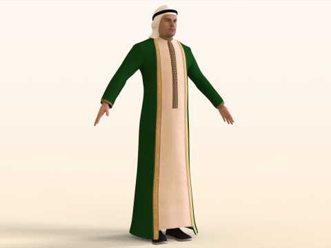 Middle East Man 3D 模型