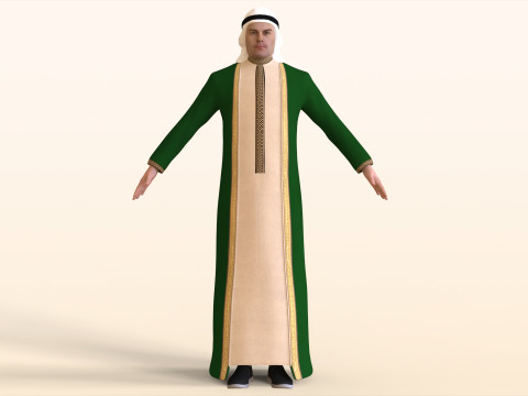 Middle East Man 3D 模型