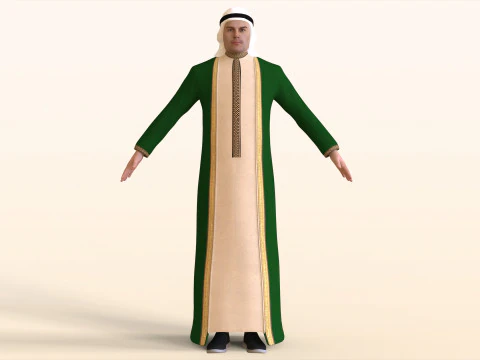 Middle East Man 3D Model