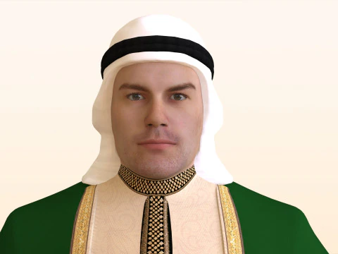 Middle East Man 3D Model