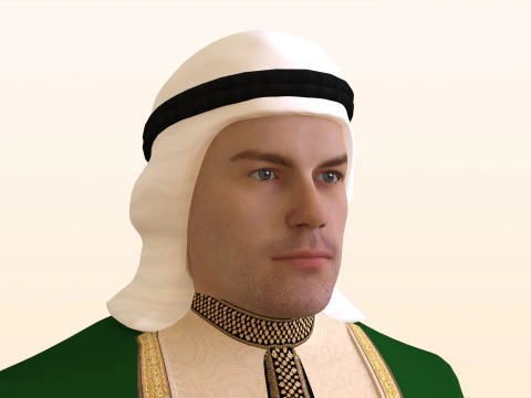 Middle East Man 3D Model