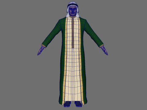 Middle East Man 3D Model