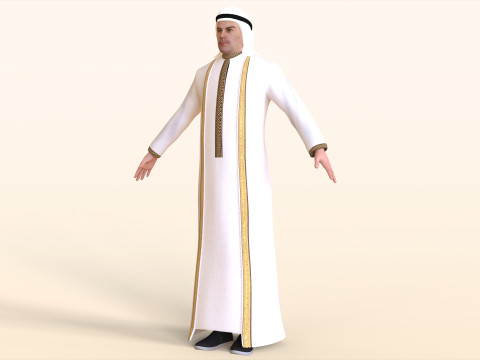 Middle East Man 3D 모델