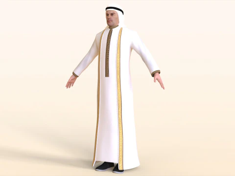 Middle East Man 3D Model