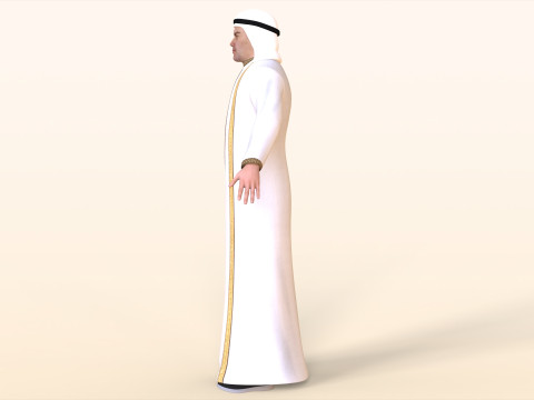 Middle East Man 3D 모델