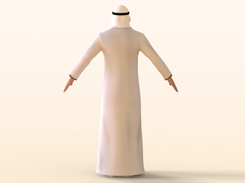 Middle East Man 3D 모델