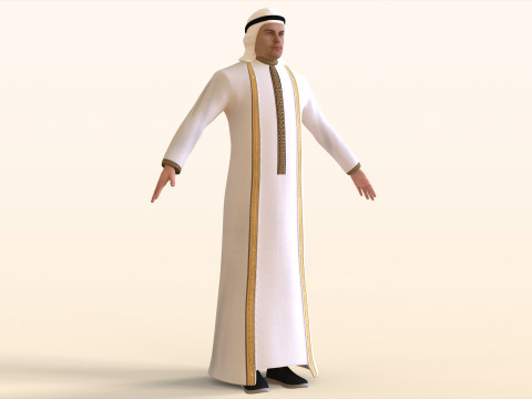 Middle East Man 3D 모델