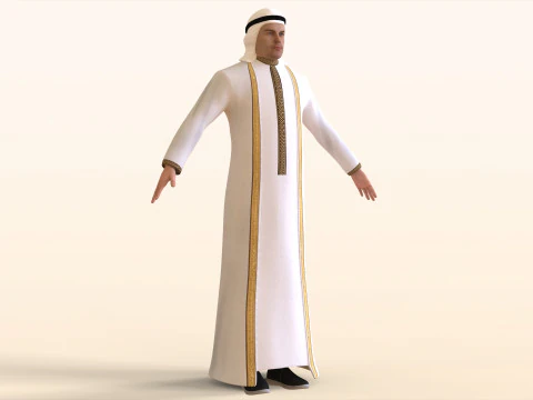 Middle East Man 3D Model