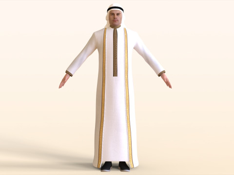 Middle East Man 3D 모델