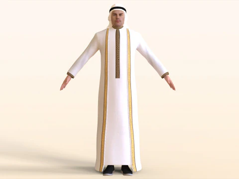 Middle East Man 3D Model
