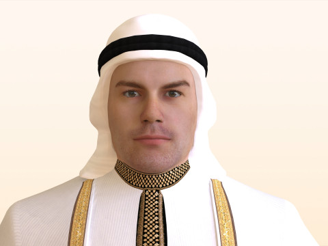 Middle East Man 3D 모델