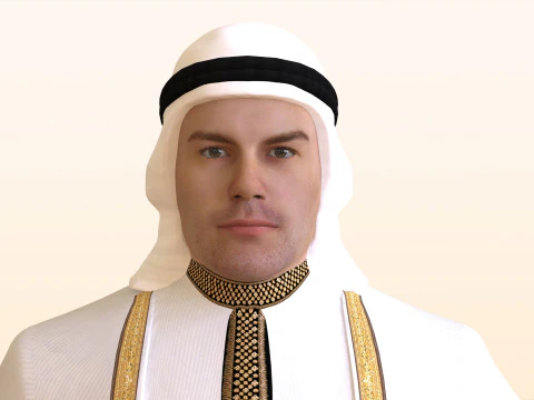 Middle East Man 3D Model