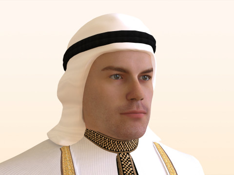 Middle East Man 3D 모델