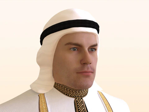 Middle East Man 3D Model