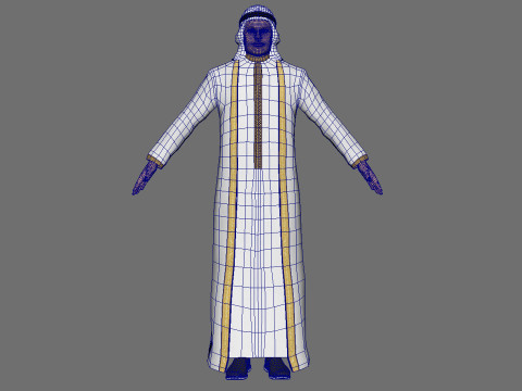 Middle East Man 3D 모델