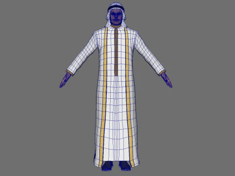 Middle East Man 3D Model
