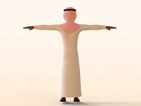 Toon Arab Male 3D 모델