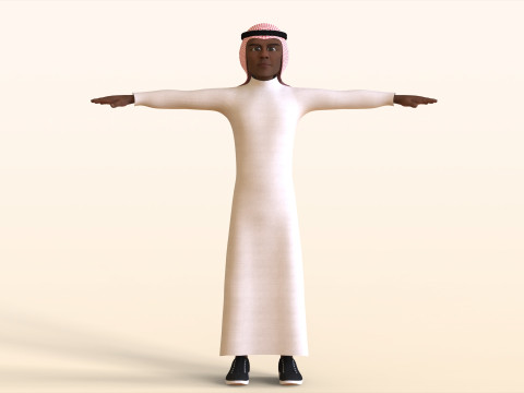 Toon Arab Male 3D 모델
