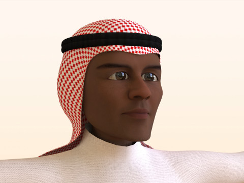 Toon Arab Male 3D 모델