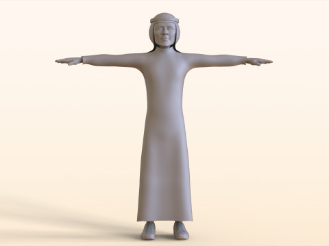 Toon Arab Male 3D 모델