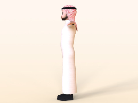 Toon Middle east Man Modelo 3D