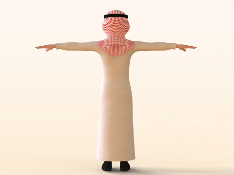 Toon Middle east Man Modelo 3D