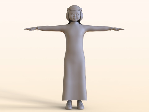 Toon Middle east Man Modelo 3D