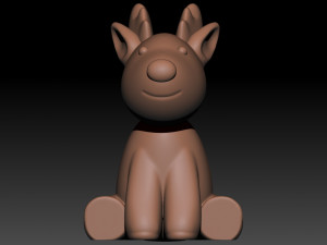Christmas Deer 3D 打印模型