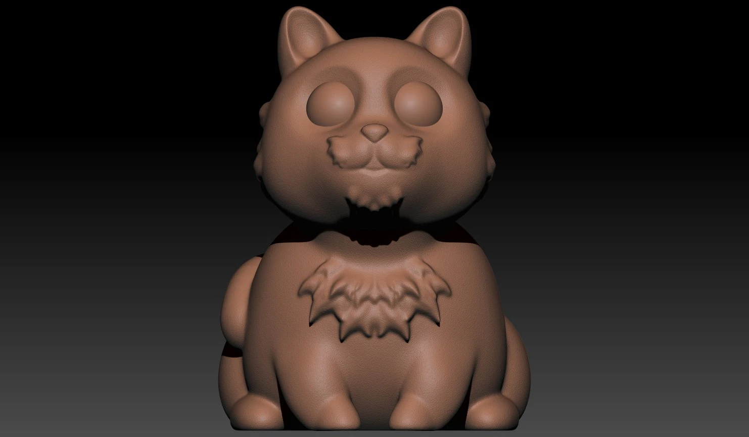 Cat 3D Print Model .c4d .max .obj .3ds .fbx .stl .blend 