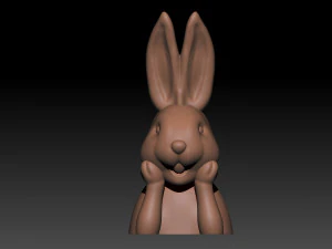 Rabbit 3D Print Model