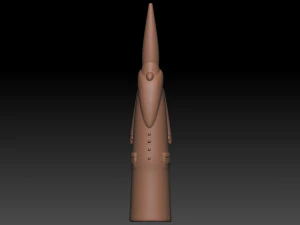 Sosok Natal Santa Claus Model Cetak 3D