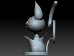 Vampire Cat statue 3D 프린트 모델